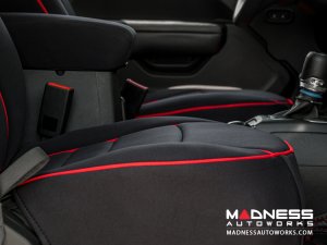 Jeep Wrangler JL Seat Covers - Front + Rear Seats - Custom Neoprene Design Jeep Wrangler JL Seat Covers - Front + Rear Seats - Custom Neoprene Design